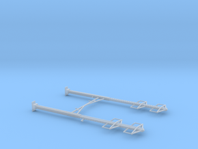CATENARY PRR 2 TRACK 2-2 PHASE N SCALE  in Smooth Fine Detail Plastic