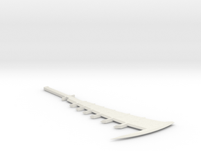 1:6 Miniature Renji Zabimaru Sword - Bleach in White Natural Versatile Plastic