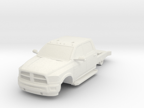 1/87 Dodge 4 Door Short Chassis in White Natural Versatile Plastic