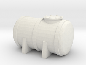 Petrol Tank 1/43 in White Natural Versatile Plastic