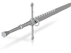 Miniature Caerme Sword - The Witcher - 20cm in Tan Fine Detail Plastic