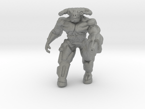 Doom Cyberdemon Classic miniature for games rpg in Gray PA12
