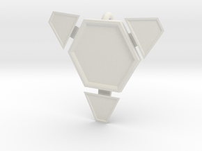 1:6 Miniature Winston Dome Shield - Overwatch in White Natural Versatile Plastic