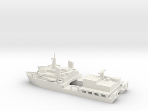 1/700 Scale  USNS Hayes T-AG-195 in White Natural Versatile Plastic