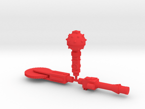 Repto Weapons in Red Processed Versatile Plastic