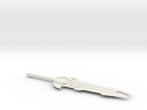 Miniature Mecha Aatrox Sword - LOL - 15cm in White Natural Versatile Plastic