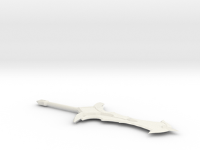 Miniature Justicar Aatrox Sword - LOL - 15cm in White Natural Versatile Plastic