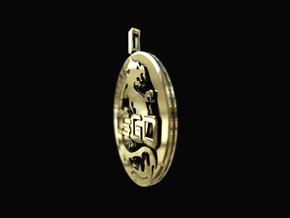 CS:GO - Operation Wildfire Medallion in 14K Yellow Gold