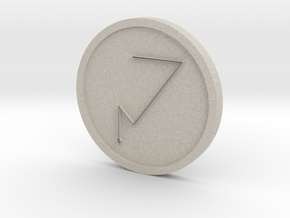 Sorath Spirit of the Sun Coin in Natural Sandstone