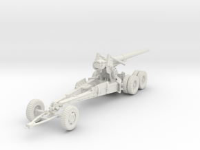 1/48 US 155mm Long Tom Cannon Travel Mode in White Natural Versatile Plastic