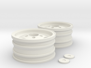 1:10 scale Range rover wheel in White Natural Versatile Plastic