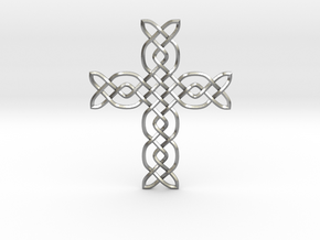 Cross in Natural Silver