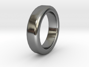 Simple Ring - Size A (UK) in Polished Silver