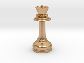 MILOSAURUS Chess MINI Staunton Queen in Polished Bronze