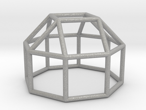0770 J19 Elongated Square Cupola (a=1cm) #1 in Aluminum
