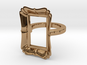 Frame Ring in Polished Brass: 4 / 46.5