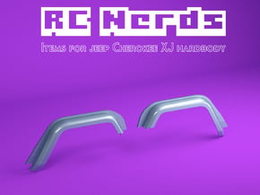 RCN222 Front wheel arches for Team Raffe Jeep xj in White Natural Versatile Plastic