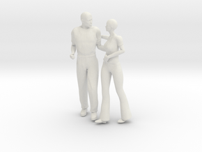 Printle S Couple 234 - 1/24 - wob in White Natural Versatile Plastic