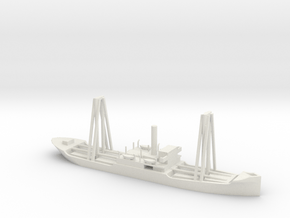 1/700 Scale 4200 ton Steel Cargo Ship Sapor in White Natural Versatile Plastic