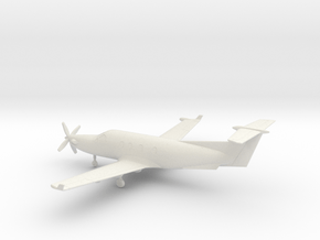 Pilatus PC-12 in White Natural Versatile Plastic: 1:100