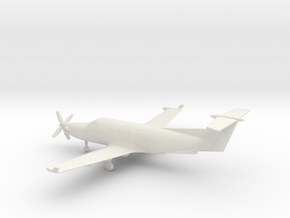 Pilatus PC-12 in White Natural Versatile Plastic: 1:144