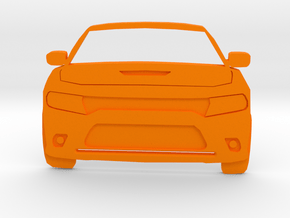 Dodge Art: Modern Charger Toothpaste Pusher in Orange Processed Versatile Plastic