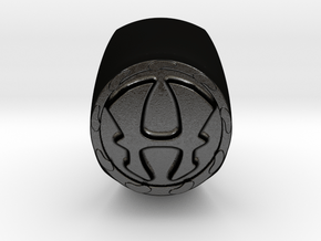 Hercules Ring Size 13 in Matte Black Steel