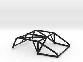 SCX24 Roll Cage Style A in Black Natural Versatile Plastic