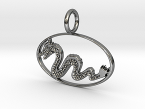 Dragon in Polished Silver