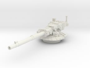 M1128 Stryker MGS Turret 1/87 in White Natural Versatile Plastic