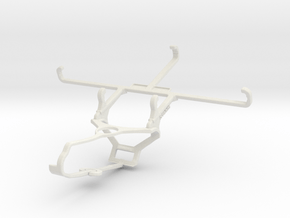 Controller mount for Steam & vivo Y12 - Front in White Natural Versatile Plastic
