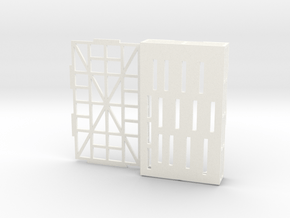 Template Stand in White Processed Versatile Plastic