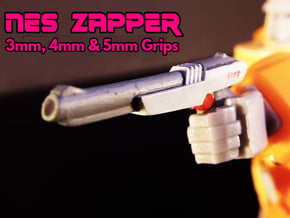 NES Zapper (3mm, 4mm, 5mm) in Smooth Fine Detail Plastic: Large