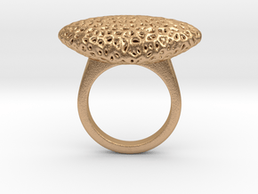 RING PEBBLE V1 in Natural Bronze