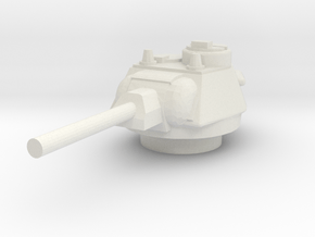 T34/76 1944 Turret 1/87 in White Natural Versatile Plastic