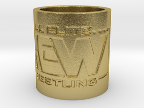 AEW ring Ring Size 11 in Natural Brass
