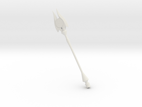 Miniature Karthus Staff - LOL - 10cm in White Natural Versatile Plastic