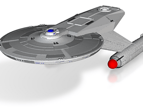 Federation Baker Class IV refit with a deflector D in Tan Fine Detail Plastic