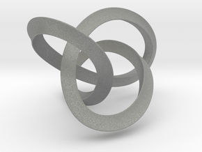 Large Mobius Figure 8 Knot in Gray PA12