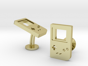 Nintendo Gameboy Orginal Cufflinks in 18k Gold Plated Brass