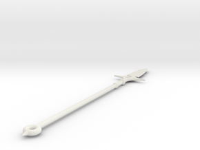 Miniature Chastiefol Spear - 7 Deadly Sins - 10cm in White Natural Versatile Plastic