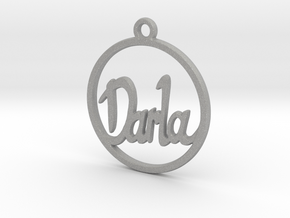 Darla First Name Pendant in Aluminum