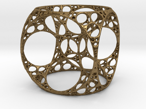Apollonian Cube in Natural Bronze