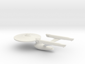 Federation Enterprise-A Cruiser  (1/3750) in White Natural Versatile Plastic