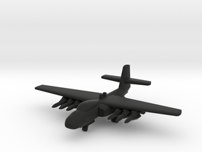 Douglas F6D Missileer in Black Natural Versatile Plastic: 1:500