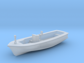 Life Boat Hull 9cm long V11 Hull & Interior combin in Smooth Fine Detail Plastic