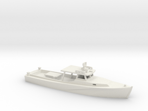 1/100 Scale Chesapeake Bay Deadrise Workboat in White Natural Versatile Plastic
