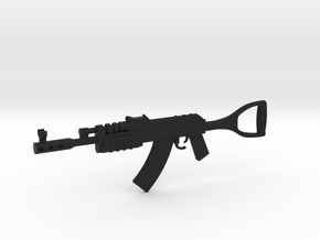 Rust Assault Rifle in Black Premium Versatile Plastic