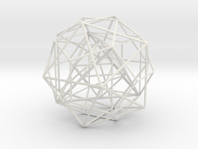 Nested Polyhedra, Large in White Natural Versatile Plastic