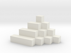 Sum of Squares 2 in White Natural Versatile Plastic
